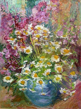 Артюшенко Владимир Николаевич, натюрморт с цветами